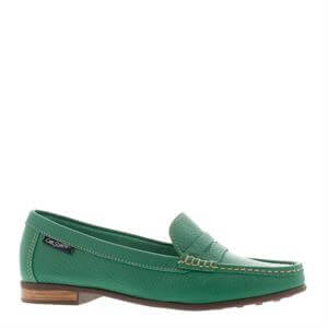 Carl Scarpa Verlie Leather Penny Loafers Green
